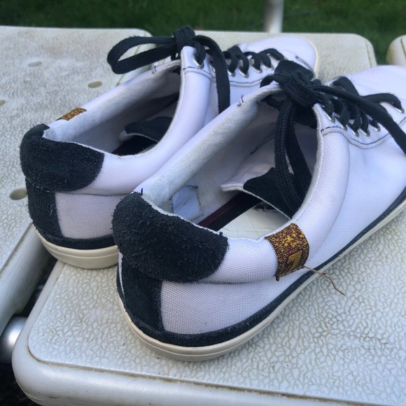 7 for all mankind Men's White canvas shoes size 8 - Picture 7 of 8